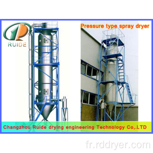 Tour de séchage par pulvérisation de polyacrylate